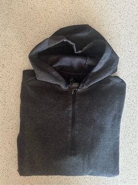 all in motion Men's Charcoal Half-Zip Hoodie Sweater